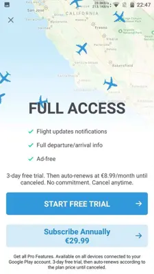 Planes Live android App screenshot 2